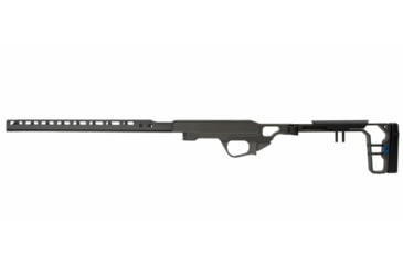 Image of Grey Birch MFG Tikka T1X 16in Forend/Folding Stock Chassis System Right Hand, Black, LaChassis-T1X-RH-16- BLK