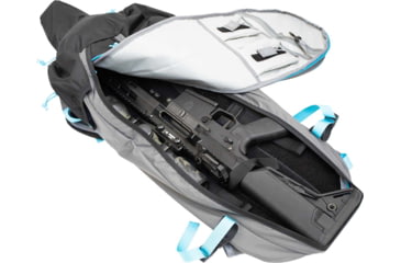 Image of Grey Ghost Gear Apparition Short Barreled Rifle Bag, Black/Cayan Zips, GTG5874-2-49