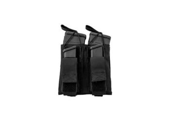 Image of Grey Ghost Gear Double M4/Pistol Mag Pouch, MALICE Clips for MOLLE/PALS, Black 10099-2