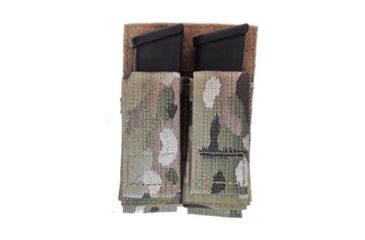 Image of Grey Ghost Gear Double Pistol Mag Pouch, MALICE Clips for MOLLE/PALS, MultiCam 1019-5
