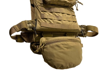 Image of Grey Ghost Gear Ghp Plate Carrier Lower Accessory Pouch, Coyote Brown, 2014-14