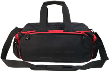 Image of Grey Ghost Gear Large Range Bag, Red Zips, Black, GTG5897-2