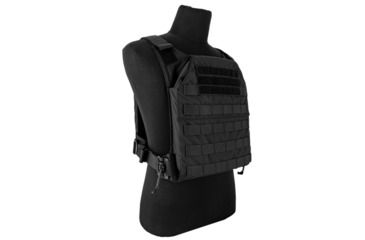 Image of Grey Ghost Gear Minimalist Plate Carrier W/ Roc Attachments, Black, 0009-2