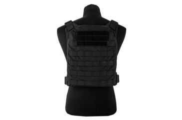 Image of Grey Ghost Gear Minimalist Plate Carrier W/ Roc Attachments, Black, 0009-2