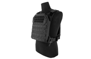 Image of Grey Ghost Gear Minimalist Plate Carrier W/ Roc Attachments, Black, 0009-2