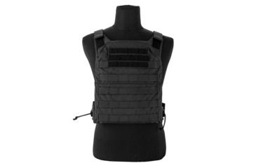 Image of Grey Ghost Gear Minimalist Plate Carrier W/ Roc Attachments, Black, 0009-2