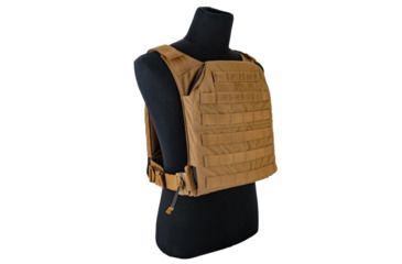 Image of Grey Ghost Gear Minimalist Plate Carrier W/ Roc Attachments, Coyote Brown, 0009-14