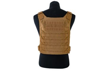 Image of Grey Ghost Gear Minimalist Plate Carrier W/ Roc Attachments, Coyote Brown, 0009-14