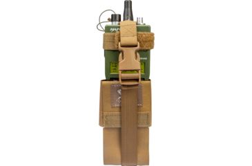 Image of Grey Ghost Gear Radio Pouch, Laminate, Coyote Brown, Large, GTG0392-14