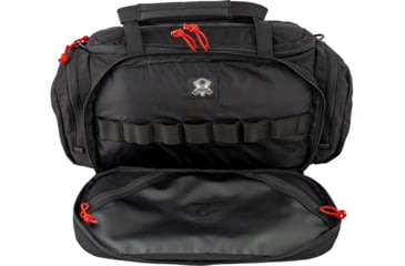 Image of Grey Ghost Gear Range Bag, 1260 cubic inches, Black with Red Zipper Pulls, 60200-2