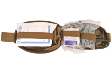 Image of Grey Ghost Gear Slim Medical Pouch, Malice Clips for MOLLE/PALS, Coyote Brown, 4002-14