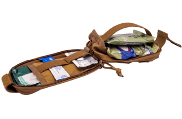 Image of Grey Ghost Gear Slim Medical Pouch, Malice Clips for MOLLE/PALS, Coyote Brown, 4002-14