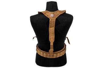Image of Grey Ghost Gear UGF 3-Point Battle Belt Suspenders, Hypalon, Coyote Brown 9036-14