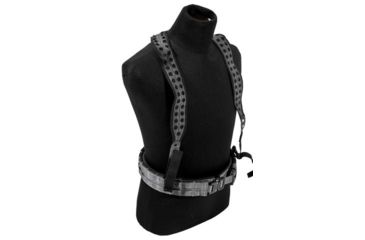 Image of Grey Ghost Gear UGF 3-Point Battle Belt Suspenders, Hypalon, Black 9036-2