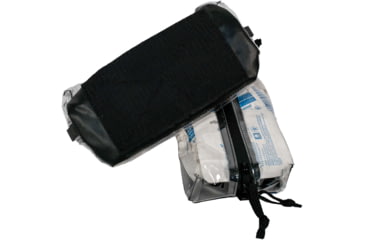 Image of Grey Ghost Gear Vinyl Zipper Pouch w/Black Zipper, Clear, Small, 1056-2