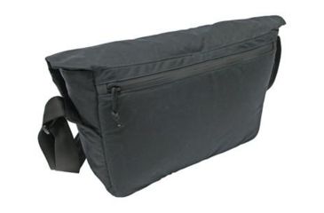 Image of Grey Ghost Gear Wanderer Messenger Bag, Wax Canvas, Black, 6027-BLK