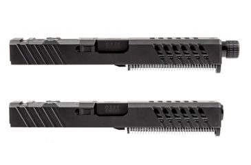 Image of Grey Ghost Precision Glock 17 Gen 3 Slide, Complete - V1 w/Non-Threaded Barrel, Black APGG100002N