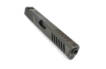 Image of Grey Ghost Precision Glock 17 Gen 3 Slide, Complete - V1 w/Non-Threaded Barrel, Black, APGG100202N