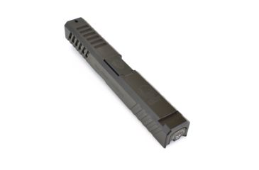 Image of Grey Ghost Precision Glock 17 Gen 3 Slide, Complete - V1 w/Non-Threaded Barrel, Black, APGG100202N