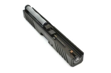 Image of Grey Ghost Precision Glock 17 Gen 3 Slide, Complete - V1 w/Non-Threaded Barrel, Black, APGG100202N
