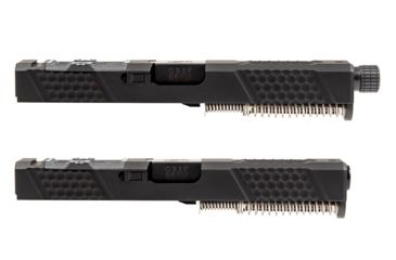 Image of Grey Ghost Precision Glock 17 Gen 3 Slide, Complete - V2 w/Non-Threaded Barrel, Black APGG100003N