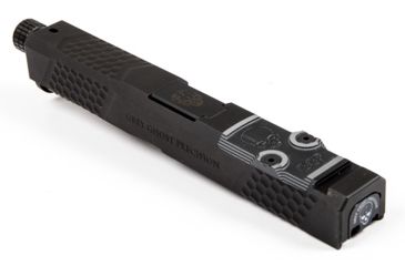 Image of Grey Ghost Precision Glock 17 Gen 3 Slide, Complete - V2 w/Non-Threaded Barrel, Black APGG100003N