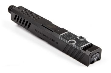 Image of Grey Ghost Precision Glock 17 Gen 4 Slide, Complete - V2RMR w/Non-Threaded Barrel, Black, APGG100012N