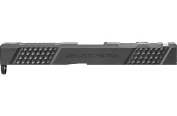 Image of Grey Ghost Precision Glock 17 Gen 5 Pistol Slide w/ RMR-DP, Pro Cut, Version 2, Black Nitride, GGP-17-5-OC-V2