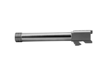 Image of Grey Ghost Precision Glock 17 Gen3-4 Threaded Match Grade Barrel, 9mm SAAMI, Non Coated, Stainless Steel, Barrel-G17-T-NC