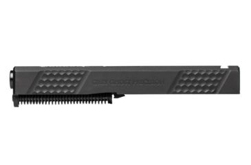 Image of Grey Ghost Precision Glock 19 Gen 4 Slide, Complete - V2 w/Non-Threaded Barrel, Black, APGG100021N