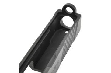 Image of Grey Ghost Precision Glock 19 Gen3 Stripped Slide, RMR Cut, Version 2 - Diamond Checkering Pattern, 17-4 SS, Black, GGP-19-3-RMR-2