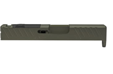 Image of Grey Ghost Precision Glock 43 Version 1 Stripped Pistol Slide, Olive Drab Cerakote, GGP-SPG43-V1-OD
