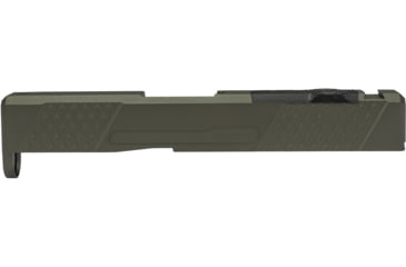 Image of Grey Ghost Precision Glock 43 Version 2 Stripped Pistol Slide, Olive Drab Cerakote, GGP-SPG43-V2-OD