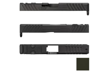Image of Grey Ghost Precision Glock Version 3 Pistol Slide w/ RMR-DP Pro Cut, for Glock 17 Gen 3, Olive Drab Cerakote, GGP-17-3-OC-OD-V3