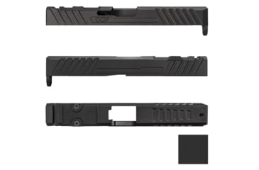 Image of Grey Ghost Precision Glock Version 3 Pistol Slide w/ RMR-DP Pro Cut, for Glock 17 Gen 3, Sniper Grey Cerakote, GGP-17-3-OC-SG-V3