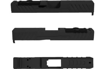Image of Grey Ghost Precision Version 3 Pistol Slide w/ RMR-DP Pro Cut, Glock 19 Gen 4, 17-4 Stainless Steel, Sniper Grey Cerakote, GGP-19-4-OC-SG-V3