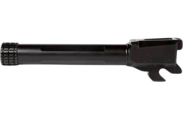 Image of Grey Ghost Precision Match Threaded Pistol Barrel, SIG P320 Compact, 9mm, 4.625 inch, 1-10 Twist, 1/2 x 28 Thread, Nitride Finish, Black, BARREL-P320-C-T-BN