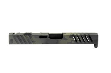 Image of OpticsPlanet Exclusive Grey Ghost Precision GGP Glock 19 Gen 3 Slide, RMR Cut-Version 1, MultiCam, Black, GGP-19-3-RMR-BMC
