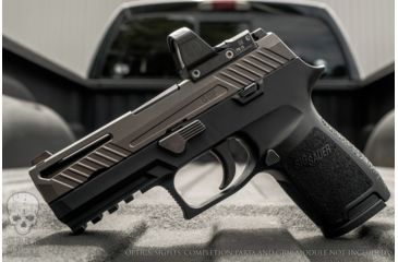 Image of Grey Ghost Precision Sig P320 Full Size Slide Version 1, Stainless Steel, Black, GGP-320-F-BLK-1