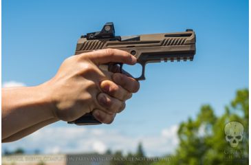 Image of Grey Ghost Precision Sig P320 Full Size Slide Version 1, Stainless Steel, Black, GGP-320-F-BLK-1