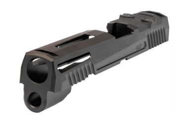 Image of Grey Ghost Precision Sig P320 Full Size Slide Version 1, 9mm, 416 Stainless Steel DLC Finish, Black, GGP-320-F-BLK-1