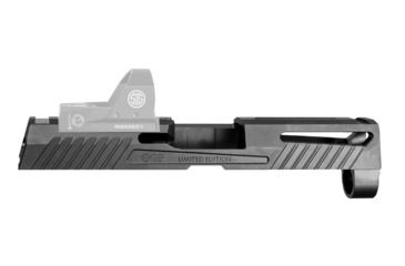 Image of Grey Ghost Precision Sig P320 Compact Size Slide Version 1, 9mm, 416 Stainless Steel DLC Finish, Grey, GGP-320-C-GRY-1
