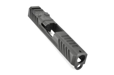 Image of Grey Ghost Precision Version 3 Pistol Slide, RMR/DP Pro Cut, Glock 19 Gen3, 17-4 Stainless Steel, Nitride Coated, Black, GGP-19-3-OC-V3