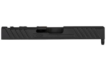 Image of Grey Ghost Precision Version 3 Pistol Slide w/ RMR-DP Pro Cut, Glock 19 Gen 4, 17-4 Stainless Steel, Nitride Coated, Black, GGP-19-4-OC-V3