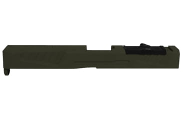 Image of Grey Ghost Precision Version 5 Pistol Slide w/ RMR-DP Pro Cut, Glock 17 Gen 4, 17-4 Stainless Steel, Olive Drab Cerakote, GGP-17-4-OC-OD-V5