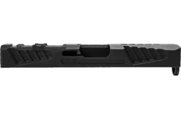 Image of Grey Ghost Precision Version 5 Pistol Slide w/ RMR-DP Pro Cut, Glock 19 Gen 4, 17-4 Stainless Steel, Nitride Coated, Black, GGP-19-4-OC-V5
