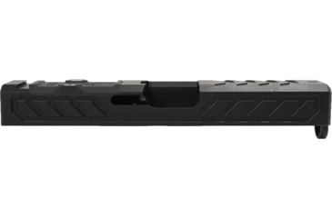 Image of Grey Ghost Precision Version 5 Pistol Slide w/ RMR-DP Pro Cut, Glock 19 Gen 5, 17-4 Stainless Steel, Nitride Coated, Black, GGP-19-5-OC-V5