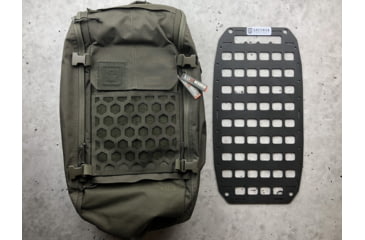Image of Grey Man Tactical 10.75 x 21 Rigid MOLLE Panel, Black, 000162