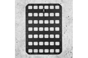 Image of Grey Man Tactical 10 x 14 Rigid MOLLE Panel, Black, 000150