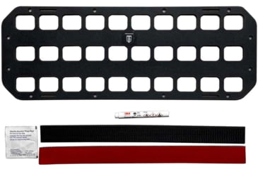 Image of Grey Man Tactical 16.5 x 6 RMP w/Console, Door, Dash, 3M Dual Lock Fastener Kit, Black, 000292